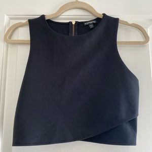 Black crop top